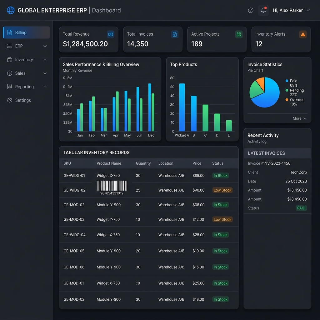 Enterprise ERP Desktop Suite